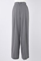 【エンフォルド/ENFOLD】のComfortable Twill メンズライク スラックス チャコールグレー|ID: prp329100004452775 ipo3291000000031155108