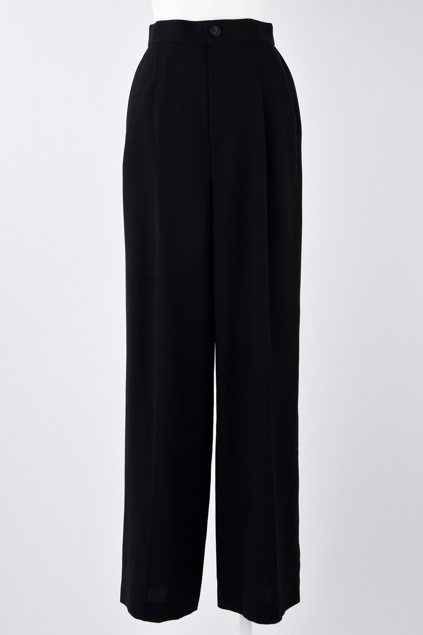 【エンフォルド/ENFOLD】のComfortable Twill メンズライク スラックス インテリア・キッズ・メンズ・レディースファッション・服の通販 founy(ファニー) 　ファッション　Fashion　レディースファッション　Fashion for Women　パンツ　Pants & Trousers　スラックス　Slacks, Dress Pants　センター　Center, Center Line　リラックス　Relax, Relaxed Fit　夏　Summer　ブラック|ID: prp329100004452775 ipo3291000000036099423