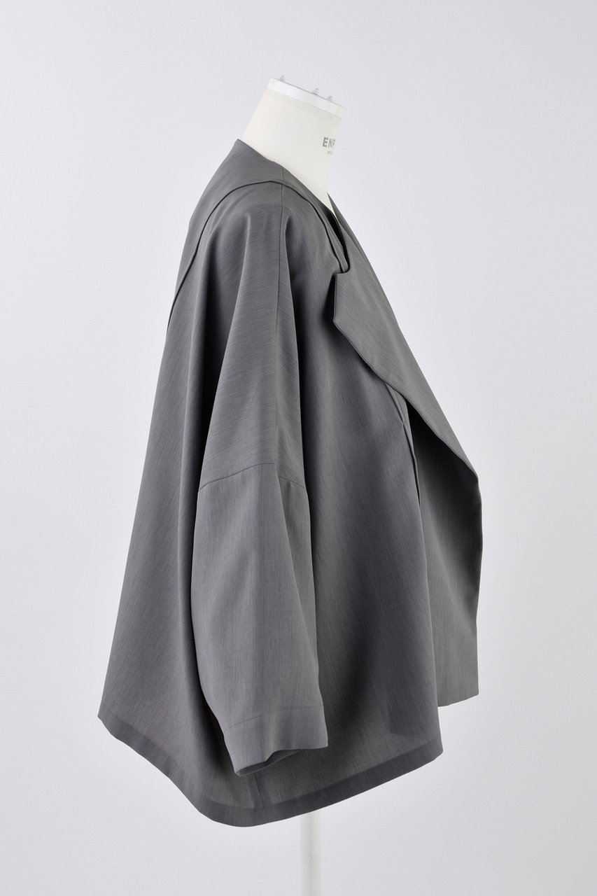 【エンフォルド/ENFOLD】のComfortable Twill ドレープJK/ジャケット 人気、トレンドファッション・服の通販 founy(ファニー) 　ファッション　Fashion　レディースファッション　WOMEN　アウター　Coat Outerwear　ジャケット　Jackets　カーディガン　Cardigan　ジャケット　Jacket　ドレープ　Drape　フロント　Front　リラックス　Relax　other-4|ID: prp329100004452776 ipo3291000000031252090