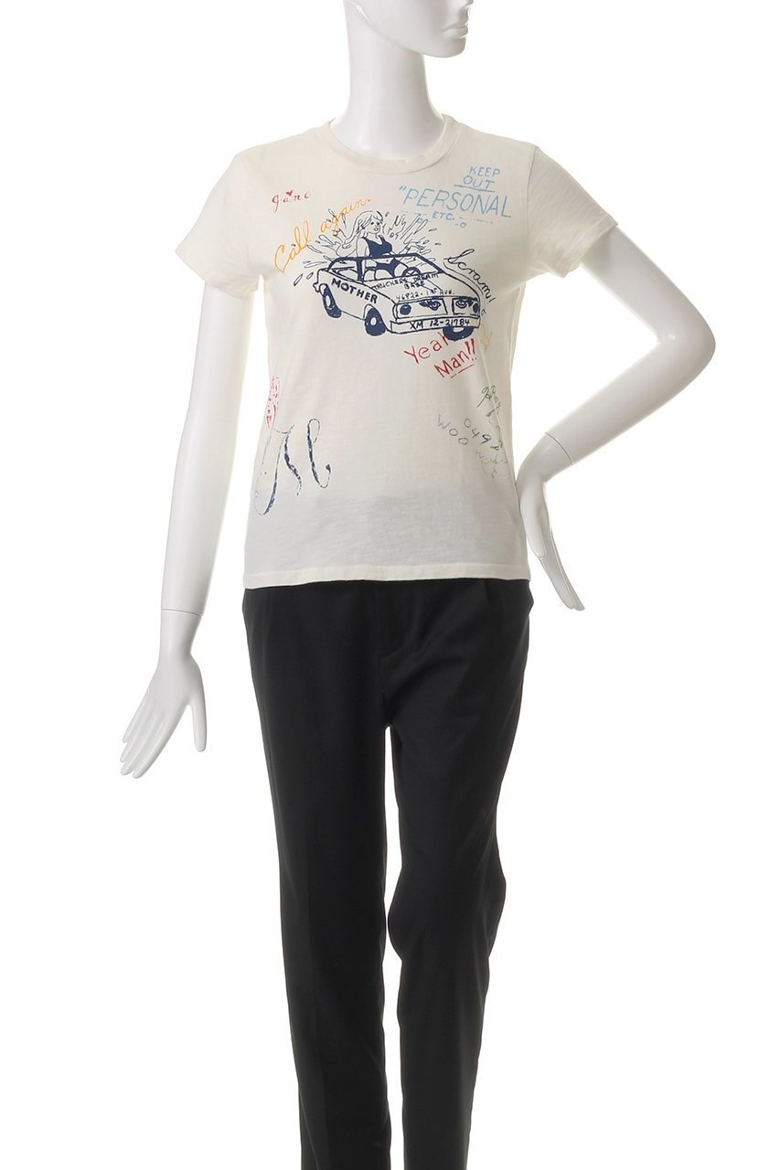【マザー/MOTHER】の【SUPERIOR】プリントTシャツ(KPO) 人気、トレンドファッション・服の通販 founy(ファニー) 　ファッション　Fashion　レディースファッション　Fashion for Women　トップス・カットソー　Cut & Sew Tops　シャツ・ブラウス・オフィスカジュアル　Elegant Blouses & Button-Ups　ロングTシャツ・Tシャツ　Longline T-Shirts & Tees　カットソー・ベーシックTシャツ　Cut-and-Sewn Tops / Stretch Tees & Basics　コンパクト　Compact, Small Size　ショート　Short, Short Length　スリーブ　Sleeve, Long Sleeve / Short Sleeve　プリント　Print, Printed Pattern　ロング　Long, Long-Length　other-2|ID: prp329100004452778 ipo3291000000032860339