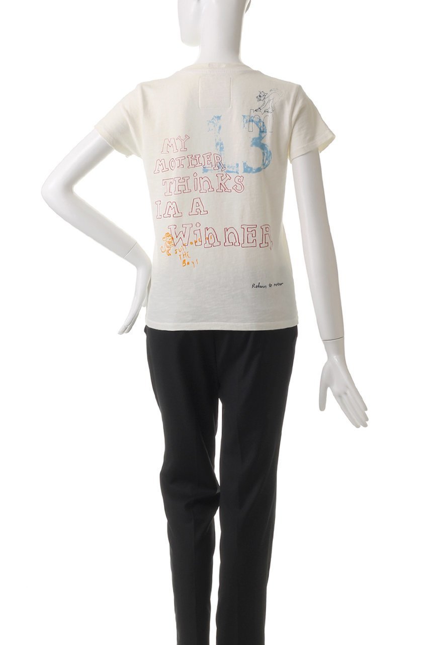【マザー/MOTHER】の【SUPERIOR】プリントTシャツ(KPO) 人気、トレンドファッション・服の通販 founy(ファニー) 　ファッション　Fashion　レディースファッション　Fashion for Women　トップス・カットソー　Cut & Sew Tops　シャツ・ブラウス・オフィスカジュアル　Elegant Blouses & Button-Ups　ロングTシャツ・Tシャツ　Longline T-Shirts & Tees　カットソー・ベーシックTシャツ　Cut-and-Sewn Tops / Stretch Tees & Basics　コンパクト　Compact, Small Size　ショート　Short, Short Length　スリーブ　Sleeve, Long Sleeve / Short Sleeve　プリント　Print, Printed Pattern　ロング　Long, Long-Length　other-4|ID: prp329100004452778 ipo3291000000032860345