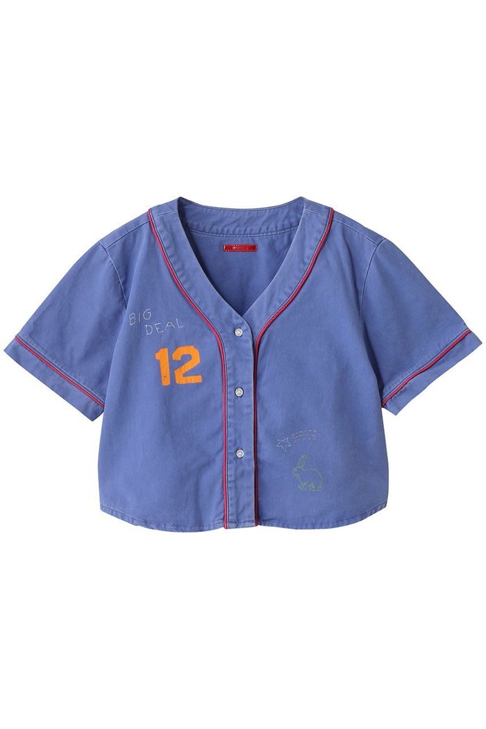 【マザー/MOTHER】のクロップド ベースボールシャツ(BLR) インテリア・キッズ・メンズ・レディースファッション・服の通販 founy(ファニー) https://founy.com/ ファッション Fashion レディースファッション WOMEN トップス・カットソー Tops/Tshirt シャツ/ブラウス Shirts/Blouses おすすめ Recommend クロップド Cropped コンパクト Compact ショート Short スポーツ Sports スリーブ Sleeve トレンド Trend フェミニン Feminine プリント Print ボトム Bottom ミックス Mix 今季 This Season 夏 Summer 春 Spring S/S・春夏 Ss・Spring/Summer |ID: prp329100004452780 ipo3291000000031155118