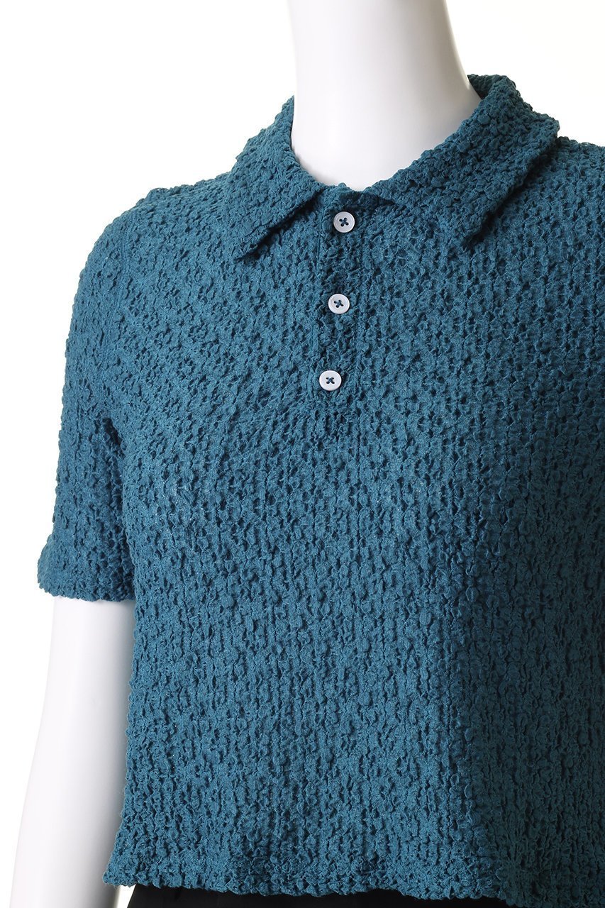【マルティニーク/martinique】の【CURRENTAGE】ラッセルレースポロ 人気、トレンドファッション・服の通販 founy(ファニー) 　ファッション　Fashion　レディースファッション　Fashion for Women　トップス・カットソー　Cut & Sew Tops　シャツ・ブラウス・オフィスカジュアル　Elegant Blouses & Button-Ups　クロップド　Cropped, Short Length　ショート　Short, Short Length　スリーブ　Sleeve, Long Sleeve / Short Sleeve　デニム　Denim, Jeans Material　バランス　Balance, Style Balance　フィット　Fit, Slim Fit　ポロシャツ　Polo Shirt, Collared Tee　ラッセル　Raschel, Raschel Lace　レース　Lace, Lace Fabric　エレガント 上品　Elegant　再入荷　Restock / Back in Stock　other-5|ID: prp329100004452783 ipo3291000000032704508