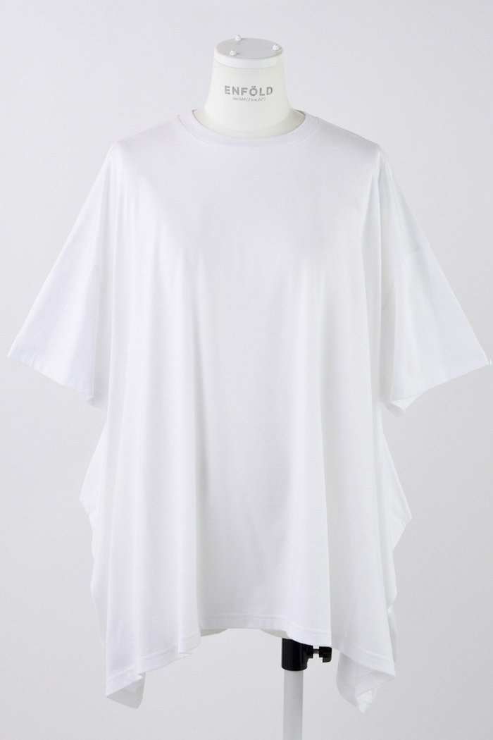 【エンフォルド/ENFOLD】のスビン天竺 スクエアBIG T/SH Tシャツ インテリア・キッズ・メンズ・レディースファッション・服の通販 founy(ファニー) https://founy.com/ ファッション Fashion レディースファッション Fashion for Women トップス・カットソー Cut & Sew Tops シャツ・ブラウス・オフィスカジュアル Elegant Blouses & Button-Ups ロングTシャツ・Tシャツ Longline T-Shirts & Tees カットソー・ベーシックTシャツ Cut-and-Sewn Tops / Stretch Tees & Basics ショート Short, Short Length スクエア Square, Square Shape スリーブ Sleeve, Long Sleeve / Short Sleeve ドレープ Drape, Draping Fabric パターン Pattern, Design Print モチーフ Motif, Design Theme ルーズ Loose, Oversized |ID: prp329100004452787 ipo3291000000032857897