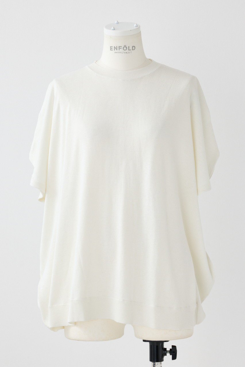 【エンフォルド/ENFOLD】のカーブシルエットP.O/プルオーバー 人気、トレンドファッション・服の通販 founy(ファニー) 　ファッション　Fashion　レディースファッション　Fashion for Women　トップス・カットソー　Cut & Sew Tops　ニット　Knit Tops & Sweaters　カジュアルプルオーバー・ニットトップス　Pullovers & Knit Tops / Casual Pullovers　シンプル　Simple, Minimal　ドレープ　Drape, Draping Fabric　 other-1|ID: prp329100004452788 ipo3291000000036223954