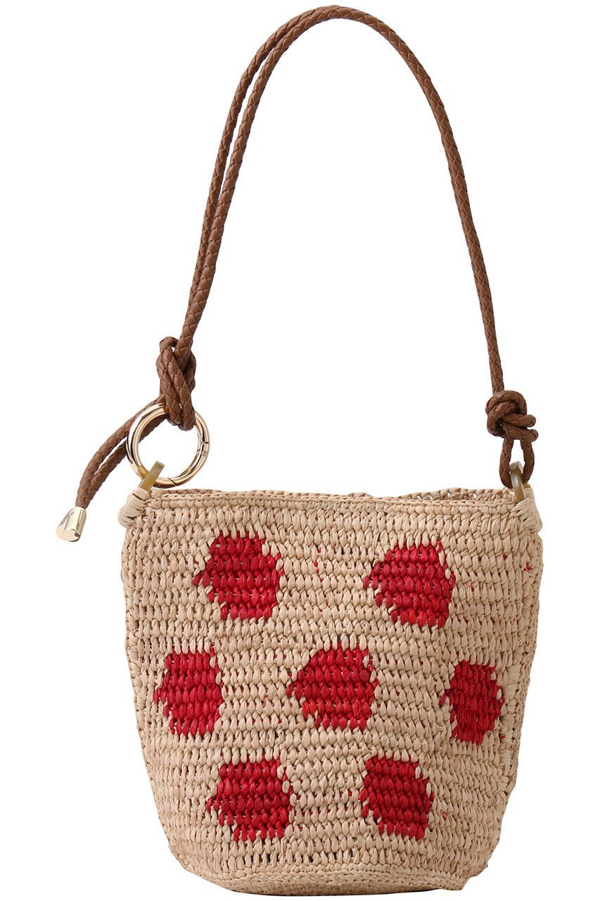 【プレインピープル/PLAIN PEOPLE】の【A POINT ETC.】DOTS PMバッグ インテリア・キッズ・メンズ・レディースファッション・服の通販 founy(ファニー) 　ファッション　Fashion　レディースファッション　Fashion for Women　バッグ　Bags　ドット　Polka Dot, Dot Pattern　ポケット　Pocket, Pocket Detail　マグネット　Magnet, Magnetic Closure　手編み　Hand-Knitted, Handmade Knit　レッド|ID: prp329100004452789 ipo3291000000035041106