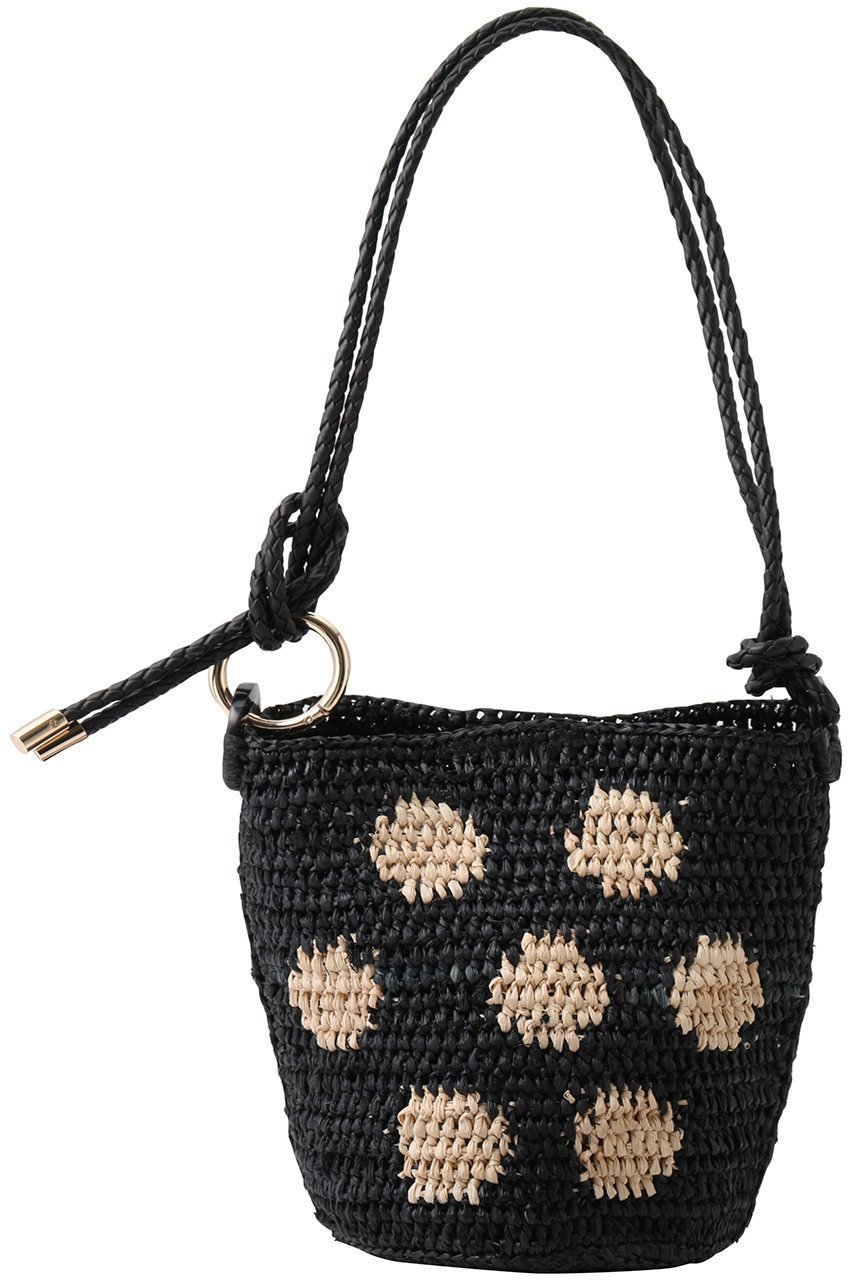 【プレインピープル/PLAIN PEOPLE】の【A POINT ETC.】DOTS PMバッグ インテリア・キッズ・メンズ・レディースファッション・服の通販 founy(ファニー) 　ファッション　Fashion　レディースファッション　Fashion for Women　バッグ　Bags　ドット　Polka Dot, Dot Pattern　ポケット　Pocket, Pocket Detail　マグネット　Magnet, Magnetic Closure　手編み　Hand-Knitted, Handmade Knit　ブラック|ID: prp329100004452789 ipo3291000000035041107