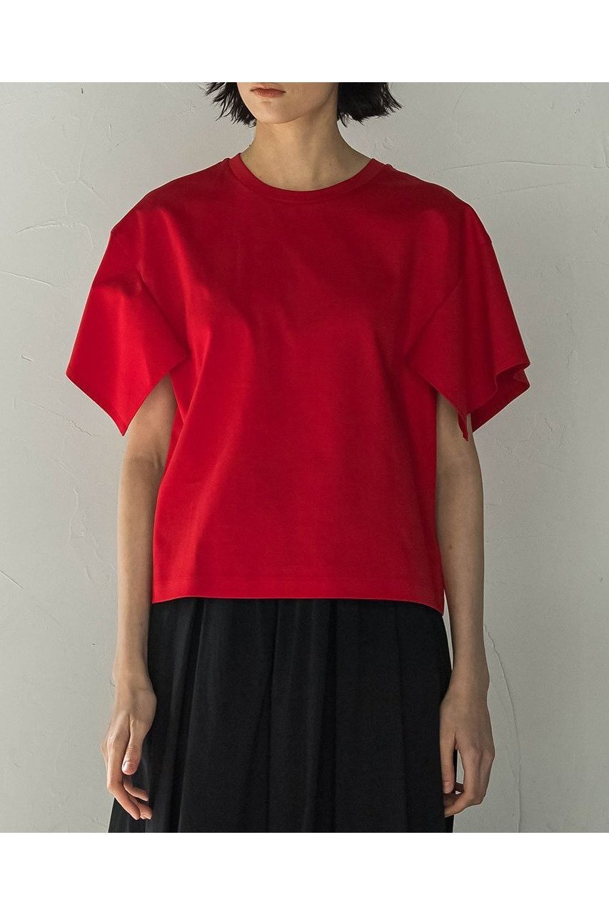 【エッセン ロートレアモン/ESSEN LAUTREAMONT】の80smooth パネルスリーブトップ 人気、トレンドファッション・服の通販 founy(ファニー) 　ファッション　Fashion　レディースファッション　WOMEN　トップス・カットソー　Tops/Tshirt　シャツ/ブラウス　Shirts/Blouses　ロング / Tシャツ　T-Shirts　カットソー　Cut and Sewn　ショート　Short　シンプル　Simple　スリーブ　Sleeve　バランス　Balance　ボトム　Bottom　再入荷　Restock/Back In Stock/Re Arrival　洗える　Washable　 other-1|ID: prp329100004452799 ipo3291000000031155169