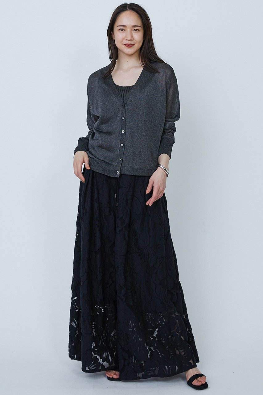 【プルミエ アロンディスモン/1er Arrondissement】のフラワーレースワイドパンツ 人気、トレンドファッション・服の通販 founy(ファニー) 　ファッション　Fashion　レディースファッション　Fashion for Women　パンツ　Pants & Trousers　フェミニン　Feminine, Girly　フラワー　Flower, Floral　モチーフ　Motif, Design Theme　ワイド　Wide, Wide Fit　other-3|ID: prp329100004452805 ipo3291000000032965458