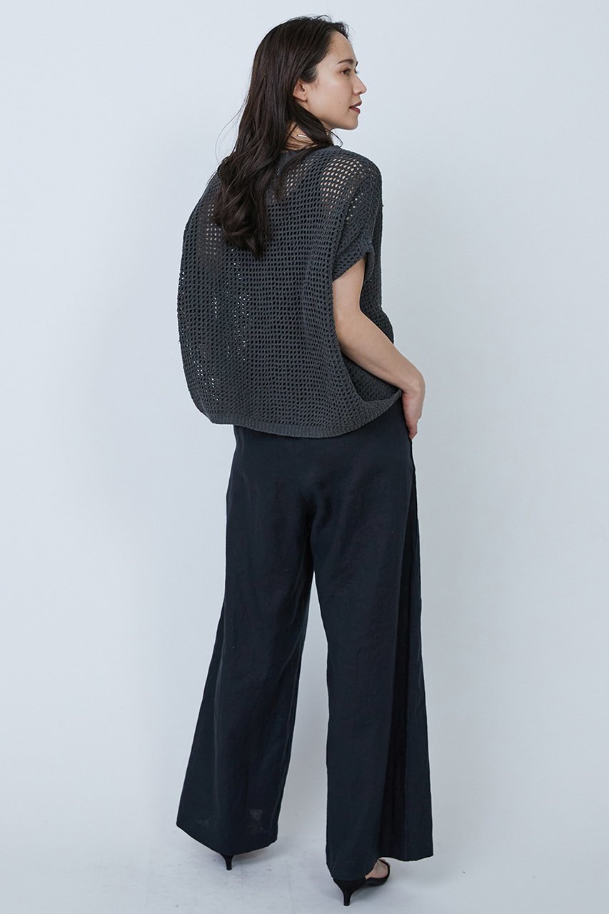 【プルミエ アロンディスモン/1er Arrondissement】のメッシュオーバープルオーバー 人気、トレンドファッション・服の通販 founy(ファニー) 　ファッション　Fashion　レディースファッション　WOMEN　トップス・カットソー　Tops/Tshirt　ニット　Knit Tops　プルオーバー　Pullover　バランス　Balance　メッシュ　Mesh　ループ　Loop　夏　Summer　other-5|ID: prp329100004452807 ipo3291000000031324688