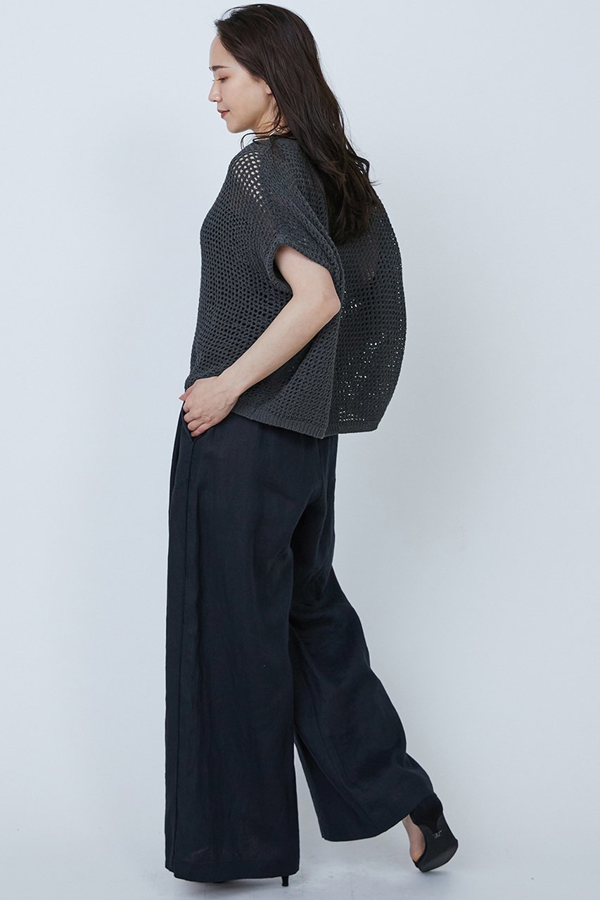 【プルミエ アロンディスモン/1er Arrondissement】のメッシュオーバープルオーバー 人気、トレンドファッション・服の通販 founy(ファニー) 　ファッション　Fashion　レディースファッション　WOMEN　トップス・カットソー　Tops/Tshirt　ニット　Knit Tops　プルオーバー　Pullover　バランス　Balance　メッシュ　Mesh　ループ　Loop　夏　Summer　other-6|ID: prp329100004452807 ipo3291000000031324689