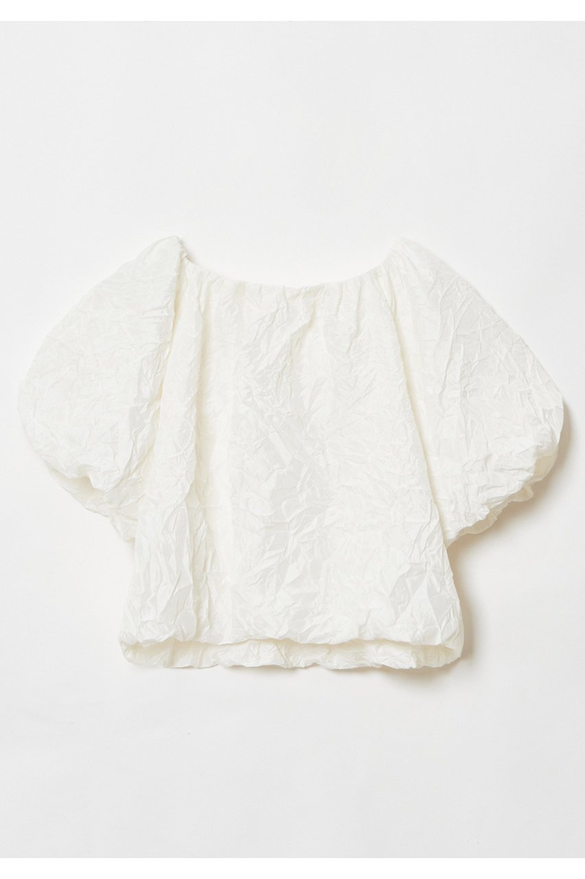 【アルアバイル/allureville】のクリンクルワッシャーオフショルブラウス 人気、トレンドファッション・服の通販 founy(ファニー) 　ファッション　Fashion　レディースファッション　Fashion for Women　トップス・カットソー　Cut & Sew Tops　シャツ・ブラウス・オフィスカジュアル　Elegant Blouses & Button-Ups　ショート　Short, Short Length　スリーブ　Sleeve, Long Sleeve / Short Sleeve　バランス　Balance, Style Balance　バルーン　Balloon, Balloon Silhouette　ボトム　Bottoms, Lower Wear　再入荷　Restock / Back in Stock　夏　Summer　 other-1|ID: prp329100004452811 ipo3291000000032705352