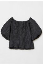 【アルアバイル/allureville】のクリンクルワッシャーオフショルブラウス ブラック|ID: prp329100004452811 ipo3291000000032705356