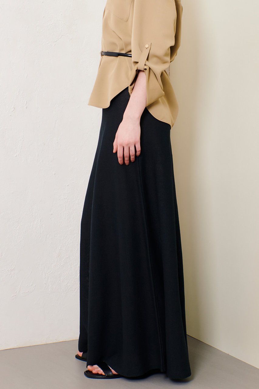 【アルアバイル/allureville】のハイゲージペーパーヤーンフレアスカート 人気、トレンドファッション・服の通販 founy(ファニー) 　ファッション　Fashion　レディースファッション　Fashion for Women　スカート　Skirts　Aライン・フレアスカート　A-Line & Flared Skirts　ロングスカート　Long Skirts / Maxi & Midi Skirts　おすすめ　Recommended / Our Picks　セットアップ　Set-Up, Coordinated Outfit　フレア　Flare, Flared　ロング　Long, Long-Length　エレガント 上品　Elegant　今季　This Season, Current Season　再入荷　Restock / Back in Stock　夏　Summer　other-7|ID: prp329100004452812 ipo3291000000032705381