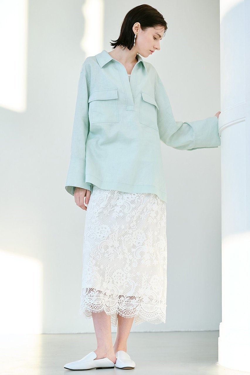【アルアバイル/allureville】のメッシュレーススカート 人気、トレンドファッション・服の通販 founy(ファニー) 　ファッション　Fashion　レディースファッション　WOMEN　スカート　Skirt　ロングスカート　Long Skirt　おすすめ　Recommend　サンダル　Sandals　スニーカー　Sneakers　スポーティ　Sporty　ミックス　Mix　メッシュ　Mesh　レース　Race　ロング　Long　other-6|ID: prp329100004452813 ipo3291000000031324706
