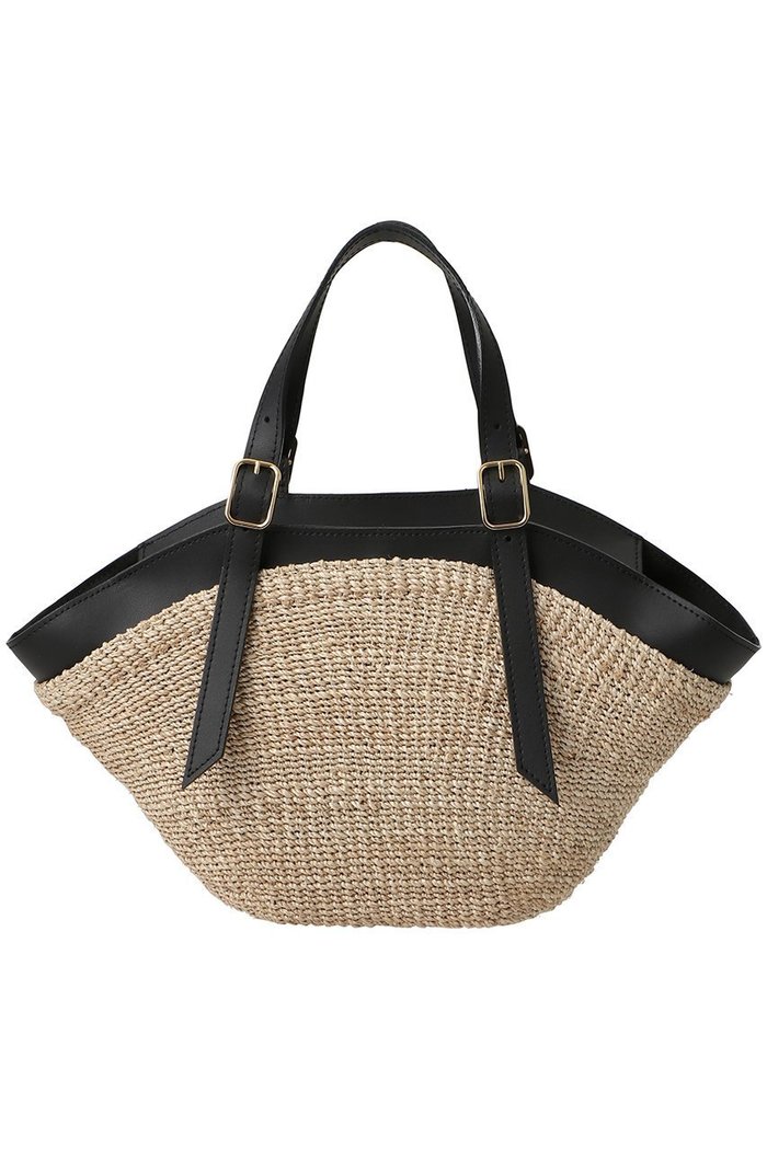 【アルアバイル/allureville】の【VIOLAd ORO】アバカレザートリムカゴバッグ インテリア・キッズ・メンズ・レディースファッション・服の通販 founy(ファニー) https://founy.com/ ファッション Fashion レディースファッション Fashion for Women バッグ Bags シンプル Simple, Minimal リゾート Resort, Vacation Style |ID: prp329100004452816 ipo3291000000036886377