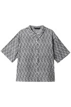 【ミズイロ インド/mizuiro ind】のcut jacquard half slv shirt シャツ 96|ID: prp329100004452819 ipo3291000000031481851