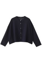 【ミズイロ インド/mizuiro ind】のwasher voile short C/D カーディガン navy|ID: prp329100004452821 ipo3291000000032934133