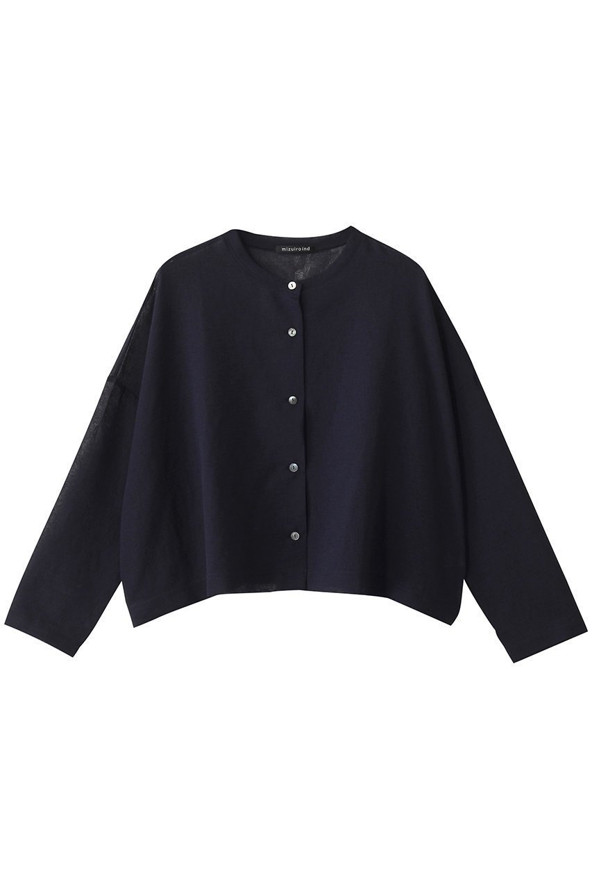 【ミズイロ インド/mizuiro ind】のwasher voile short C/D カーディガン インテリア・キッズ・メンズ・レディースファッション・服の通販 founy(ファニー) 　ファッション　Fashion　レディースファッション　Fashion for Women　トップス・カットソー　Cut & Sew Tops　ニット　Knit Tops & Sweaters　カーディガン・羽織り　Layered Style Cardigans　カーディガン　Cardigan, Knitwear　シンプル　Simple, Minimal　ベーシック　Basic, Essential　navy|ID: prp329100004452821 ipo3291000000032934133