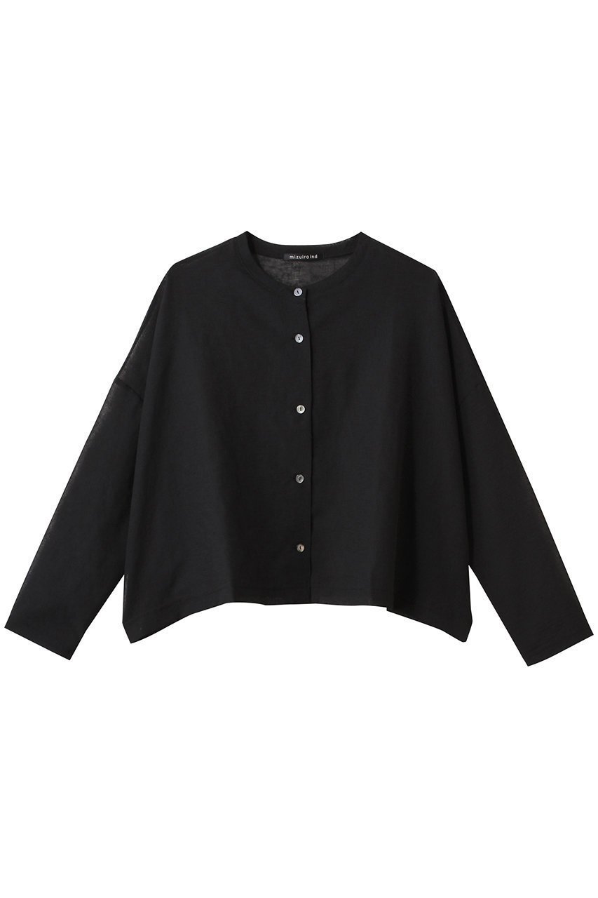 【ミズイロ インド/mizuiro ind】のwasher voile short C/D カーディガン インテリア・キッズ・メンズ・レディースファッション・服の通販 founy(ファニー) 　ファッション　Fashion　レディースファッション　Fashion for Women　トップス・カットソー　Cut & Sew Tops　ニット　Knit Tops & Sweaters　カーディガン・羽織り　Layered Style Cardigans　カーディガン　Cardigan, Knitwear　シンプル　Simple, Minimal　ベーシック　Basic, Essential　black|ID: prp329100004452821 ipo3291000000032934148