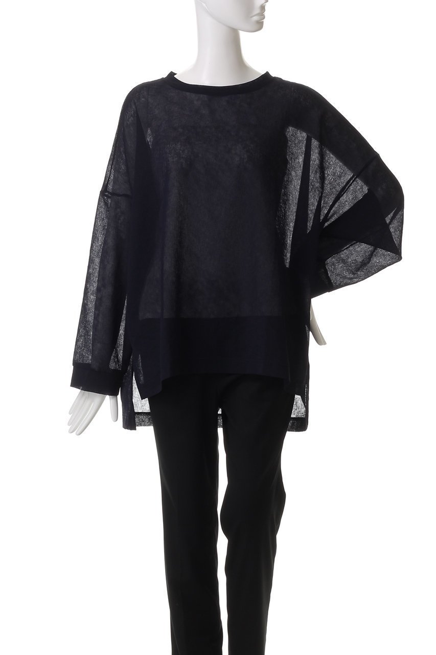 【ミズイロ インド/mizuiro ind】のwasher voile crew neck wide P/O プルオーバー 人気、トレンドファッション・服の通販 founy(ファニー) 　ファッション　Fashion　レディースファッション　WOMEN　トップス・カットソー　Tops/Tshirt　シャツ/ブラウス　Shirts/Blouses　プルオーバー　Pullover　シンプル　Simple　スリーブ　Sleeve　ベーシック　Basic　ロング　Long　再入荷　Restock/Back In Stock/Re Arrival　other-2|ID: prp329100004452822 ipo3291000000031252340