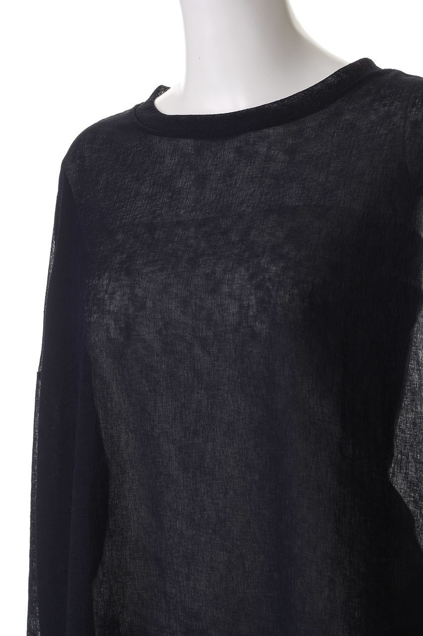【ミズイロ インド/mizuiro ind】のwasher voile crew neck wide P/O プルオーバー 人気、トレンドファッション・服の通販 founy(ファニー) 　ファッション　Fashion　レディースファッション　WOMEN　トップス・カットソー　Tops/Tshirt　シャツ/ブラウス　Shirts/Blouses　プルオーバー　Pullover　シンプル　Simple　スリーブ　Sleeve　ベーシック　Basic　ロング　Long　再入荷　Restock/Back In Stock/Re Arrival　other-5|ID: prp329100004452822 ipo3291000000031324715