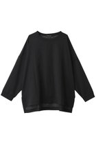 【ミズイロ インド/mizuiro ind】のwasher voile crew neck wide P/O プルオーバー black|ID:prp329100004452822