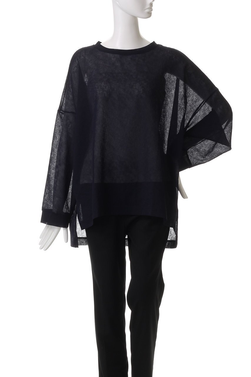 【ミズイロ インド/mizuiro ind】のwasher voile crew neck wide P/O プルオーバー 人気、トレンドファッション・服の通販 founy(ファニー) 　ファッション　Fashion　レディースファッション　Fashion for Women　トップス・カットソー　Cut & Sew Tops　シャツ・ブラウス・オフィスカジュアル　Elegant Blouses & Button-Ups　カジュアルプルオーバー・ニットトップス　Pullovers & Knit Tops / Casual Pullovers　シンプル　Simple, Minimal　スリーブ　Sleeve, Long Sleeve / Short Sleeve　ベーシック　Basic, Essential　ロング　Long, Long-Length　other-2|ID: prp329100004452822 ipo3291000000032847446