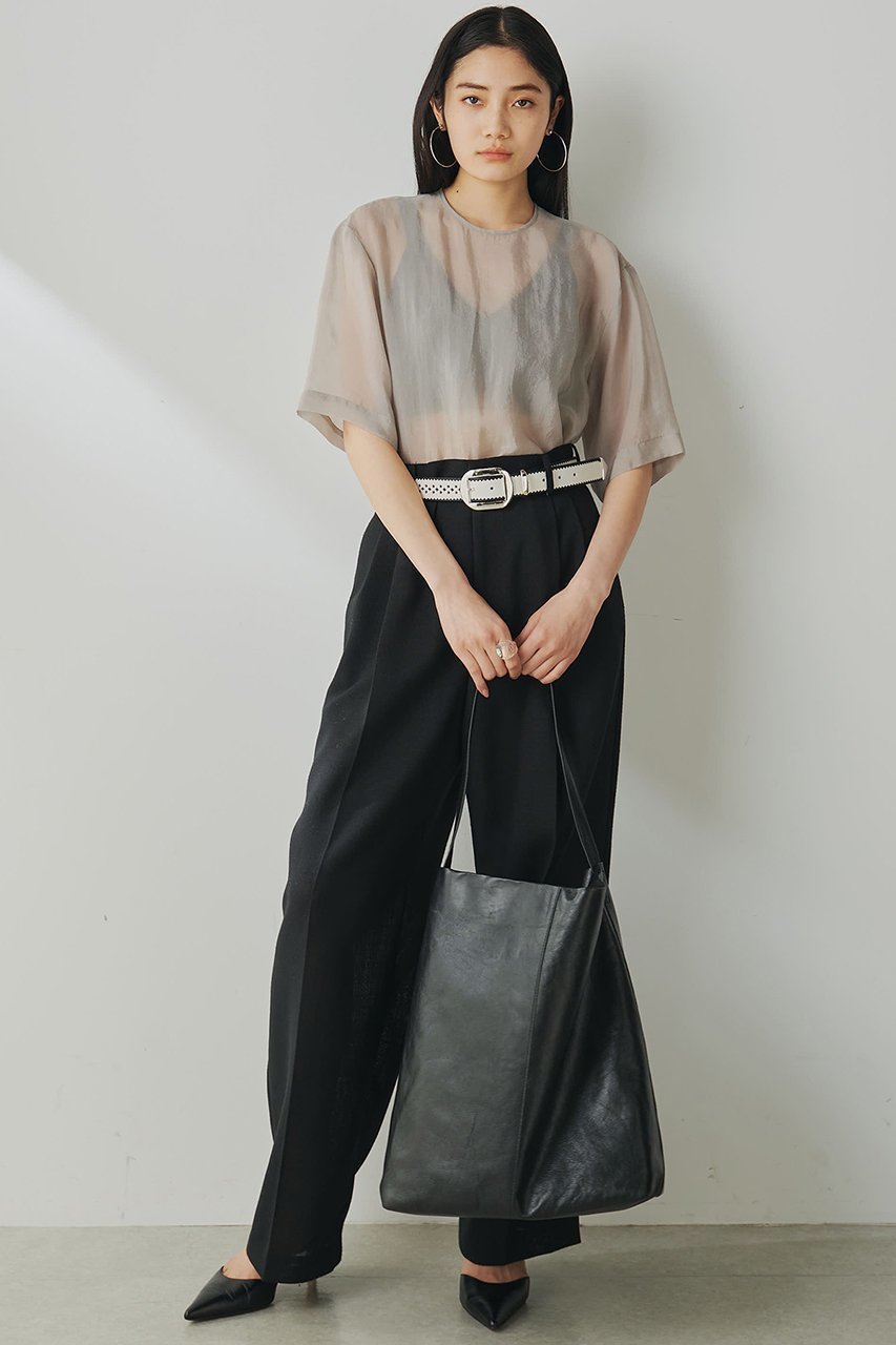 【ウィムガゼット/Whim Gazette】のシアーTシャツ 人気、トレンドファッション・服の通販 founy(ファニー) 　ファッション　Fashion　レディースファッション　WOMEN　トップス・カットソー　Tops/Tshirt　シャツ/ブラウス　Shirts/Blouses　ロング / Tシャツ　T-Shirts　イエロー　Yellow　インナー　Inner　シアー　Sheer　ショート　Short　スリーブ　Sleeve　タンク　Tank　ボトム　Bottom　ヴィンテージ　Vintage　エレガント 上品　Elegant　other-6|ID: prp329100004452824 ipo3291000000031324718
