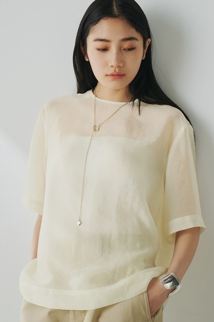 【ウィムガゼット/Whim Gazette】のシアーTシャツ インテリア・キッズ・メンズ・レディースファッション・服の通販 founy(ファニー) https://founy.com/ ファッション Fashion レディースファッション Fashion for Women トップス・カットソー Cut & Sew Tops シャツ・ブラウス・オフィスカジュアル Elegant Blouses & Button-Ups ロングTシャツ・Tシャツ Longline T-Shirts & Tees イエロー Yellow インナー Innerwear シアー Sheer, See-Through ショート Short, Short Length スリーブ Sleeve, Long Sleeve / Short Sleeve タンク Tank Top, Sleeveless Top ボトム Bottoms, Lower Wear ヴィンテージ Vintage Style エレガント 上品 Elegant 再入荷 Restock / Back in Stock |ID: prp329100004452824 ipo3291000000032909197