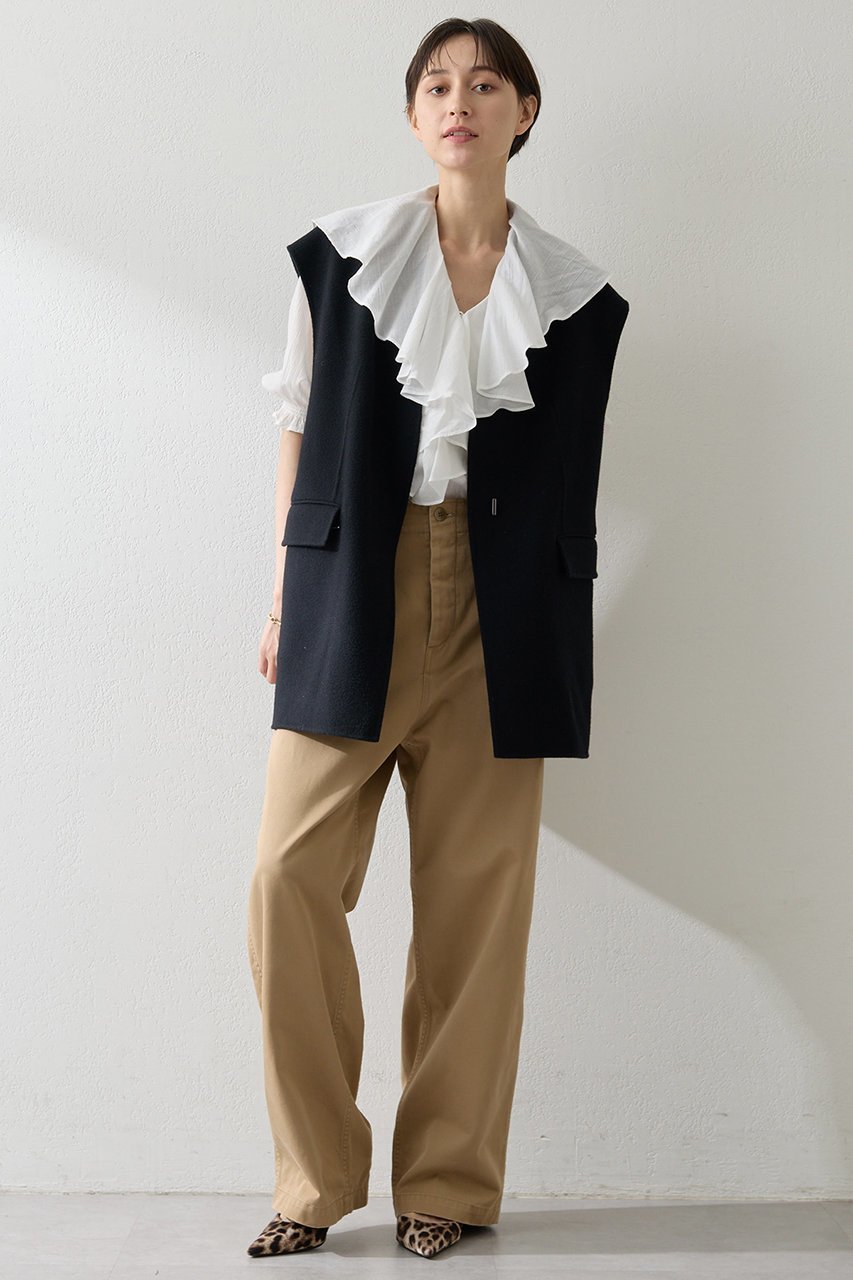 【ウィムガゼット/Whim Gazette】のバイオ加工チノパンツ インテリア・キッズ・メンズ・レディースファッション・服の通販 founy(ファニー) 　ファッション　Fashion　レディースファッション　Fashion for Women　パンツ　Pants & Trousers　ユーズド　Used, Vintage-Look　ワーク　Workwear, Utility Style　ヴィンテージ　Vintage Style　定番　Standard, Basic Item　キャメル|ID: prp329100004452827 ipo3291000000033245583