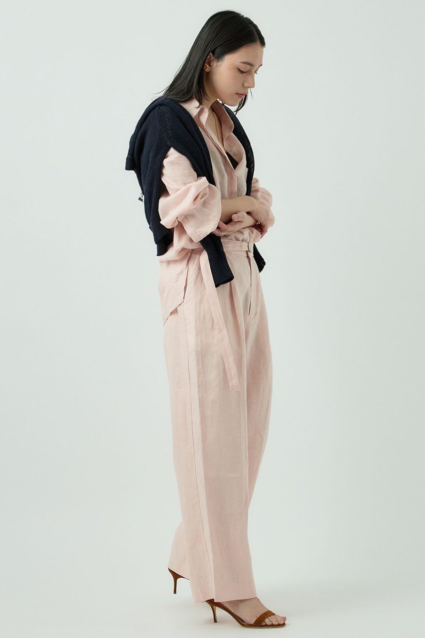 【カオス/Chaos】のカルーラリネンシャツ 人気、トレンドファッション・服の通販 founy(ファニー) 　ファッション　Fashion　レディースファッション　WOMEN　トップス・カットソー　Tops/Tshirt　シャツ/ブラウス　Shirts/Blouses　スリーブ　Sleeve　タンブラー　Tumbler　フラット　Flat　フランス　France　ボトム　Bottom　リネン　Linen　ロング　Long　エレガント 上品　Elegant　羽織　Haori　other-3|ID: prp329100004452834 ipo3291000000032037154