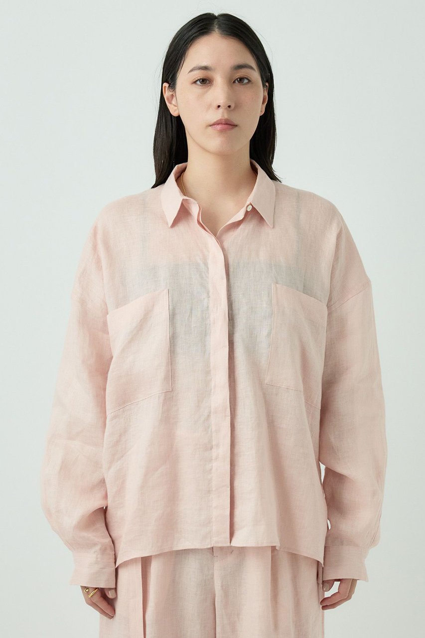 【カオス/Chaos】のカルーラリネンシャツ 人気、トレンドファッション・服の通販 founy(ファニー) 　ファッション　Fashion　レディースファッション　WOMEN　トップス・カットソー　Tops/Tshirt　シャツ/ブラウス　Shirts/Blouses　スリーブ　Sleeve　タンブラー　Tumbler　フラット　Flat　フランス　France　ボトム　Bottom　リネン　Linen　ロング　Long　エレガント 上品　Elegant　羽織　Haori　other-6|ID: prp329100004452834 ipo3291000000032037157