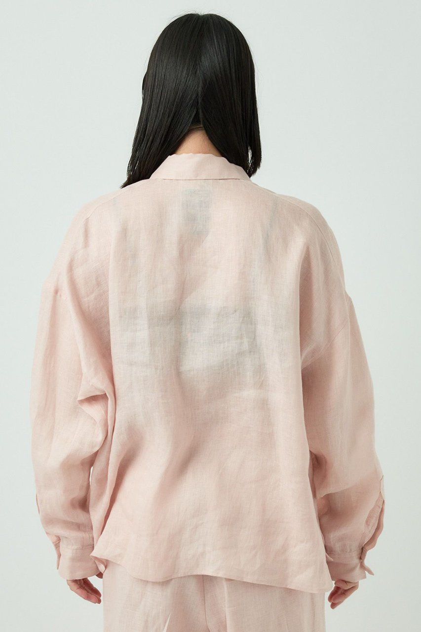 【カオス/Chaos】のカルーラリネンシャツ 人気、トレンドファッション・服の通販 founy(ファニー) 　ファッション　Fashion　レディースファッション　WOMEN　トップス・カットソー　Tops/Tshirt　シャツ/ブラウス　Shirts/Blouses　スリーブ　Sleeve　タンブラー　Tumbler　フラット　Flat　フランス　France　ボトム　Bottom　リネン　Linen　ロング　Long　エレガント 上品　Elegant　羽織　Haori　other-8|ID: prp329100004452834 ipo3291000000032037159