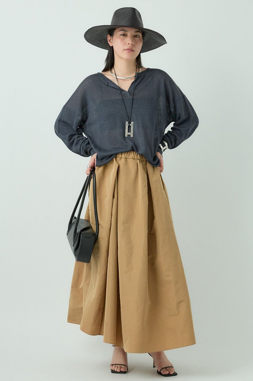 【カオス/Chaos】のヴェータリネンプルオーバーニット 人気、トレンドファッション・服の通販 founy(ファニー) 　ファッション　Fashion　レディースファッション　WOMEN　トップス・カットソー　Tops/Tshirt　ニット　Knit Tops　プルオーバー　Pullover　ストレッチ　Stretch　ネップ　Nep Yarn　リネン　Linen　エレガント 上品　Elegant　春　Spring　other-3|ID: prp329100004452835 ipo3291000000031252422