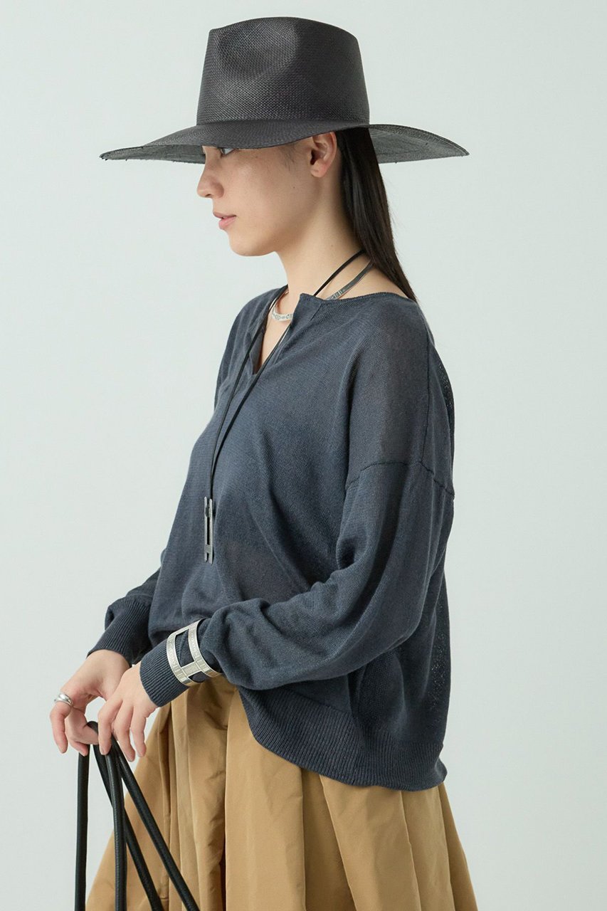 【カオス/Chaos】のヴェータリネンプルオーバーニット 人気、トレンドファッション・服の通販 founy(ファニー) 　ファッション　Fashion　レディースファッション　WOMEN　トップス・カットソー　Tops/Tshirt　ニット　Knit Tops　プルオーバー　Pullover　ストレッチ　Stretch　ネップ　Nep Yarn　リネン　Linen　エレガント 上品　Elegant　春　Spring　other-7|ID: prp329100004452835 ipo3291000000031324754