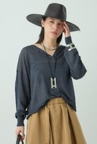 【カオス/Chaos】のヴェータリネンプルオーバーニット ネイビー|ID: prp329100004452835 ipo3291000000032684338