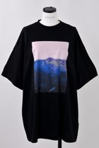 【ナゴンスタンス/nagonstans】のThe backside of Mt.Fuji T/SH Tシャツ 人気、トレンドファッション・服の通販 founy(ファニー) ファッション Fashion レディースファッション Fashion for Women トップス・カットソー Cut & Sew Tops シャツ・ブラウス・オフィスカジュアル Elegant Blouses & Button-Ups ロングTシャツ・Tシャツ Longline T-Shirts & Tees カットソー・ベーシックTシャツ Cut-and-Sewn Tops / Stretch Tees & Basics ショート Short, Short Length スリーブ Sleeve, Long Sleeve / Short Sleeve プリント Print, Printed Pattern ベーシック Basic, Essential thumbnail Black|ID: prp329100004452837 ipo3291000000036148876