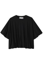 【ナゴンスタンス/nagonstans】のソフト天竺 Tuck Ballon T/SH Tシャツ 人気、トレンドファッション・服の通販 founy(ファニー) ファッション Fashion レディースファッション Fashion for Women トップス・カットソー Cut & Sew Tops シャツ・ブラウス・オフィスカジュアル Elegant Blouses & Button-Ups ロングTシャツ・Tシャツ Longline T-Shirts & Tees カットソー・ベーシックTシャツ Cut-and-Sewn Tops / Stretch Tees & Basics ショート Short, Short Length スリーブ Sleeve, Long Sleeve / Short Sleeve バルーン Balloon, Balloon Silhouette thumbnail Black|ID: prp329100004452839 ipo3291000000035933340