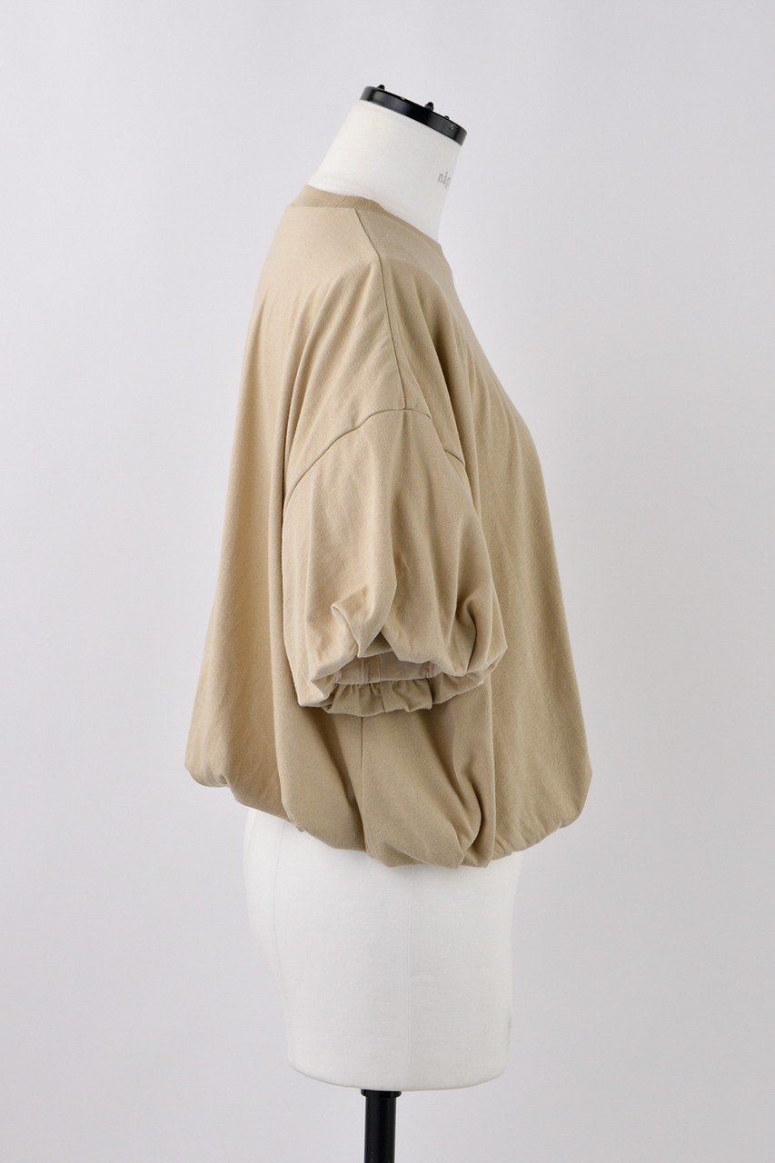 【ナゴンスタンス/nagonstans】のソフト天竺 Tuck Ballon T/SH Tシャツ 人気、トレンドファッション・服の通販 founy(ファニー) 　ファッション　Fashion　レディースファッション　Fashion for Women　トップス・カットソー　Cut & Sew Tops　シャツ・ブラウス・オフィスカジュアル　Elegant Blouses & Button-Ups　ロングTシャツ・Tシャツ　Longline T-Shirts & Tees　カットソー・ベーシックTシャツ　Cut-and-Sewn Tops / Stretch Tees & Basics　ショート　Short, Short Length　スリーブ　Sleeve, Long Sleeve / Short Sleeve　バルーン　Balloon, Balloon Silhouette　other-4|ID: prp329100004452839 ipo3291000000036017964