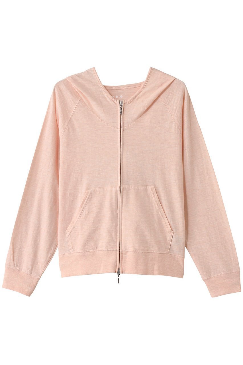 【スリー ドッツ/three dots】のシアースラブ ジップアップフーディ インテリア・キッズ・メンズ・レディースファッション・服の通販 founy(ファニー) 　ファッション　Fashion　レディースファッション　Fashion for Women　トップス・カットソー　Cut & Sew Tops　シャツ・ブラウス・オフィスカジュアル　Elegant Blouses & Button-Ups　レディースパーカー・カジュアルフーディー　Casual Hoodies & Sweatshirts　ロングTシャツ・Tシャツ　Longline T-Shirts & Tees　スウェット・クルーネックトップス　Sweatshirts & Crewnecks / Relaxed Fit Sweat Tops　カットソー・ベーシックTシャツ　Cut-and-Sewn Tops / Stretch Tees & Basics　シンプル　Simple, Minimal　フィット　Fit, Slim Fit　ロング　Long, Long-Length　夏　Summer　ピンク|ID: prp329100004452846 ipo3291000000032860911