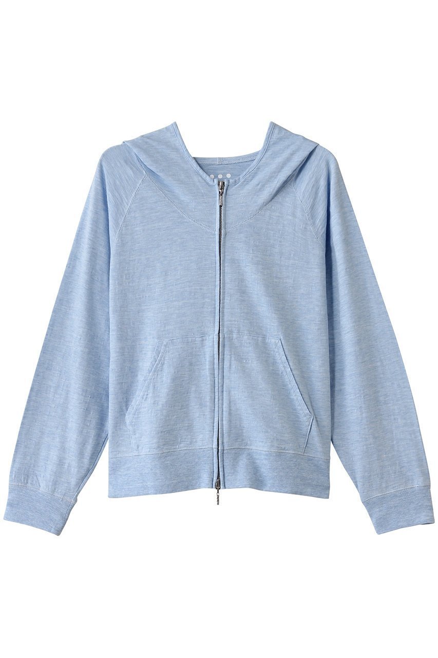【スリー ドッツ/three dots】のシアースラブ ジップアップフーディ インテリア・キッズ・メンズ・レディースファッション・服の通販 founy(ファニー) 　ファッション　Fashion　レディースファッション　Fashion for Women　トップス・カットソー　Cut & Sew Tops　シャツ・ブラウス・オフィスカジュアル　Elegant Blouses & Button-Ups　レディースパーカー・カジュアルフーディー　Casual Hoodies & Sweatshirts　ロングTシャツ・Tシャツ　Longline T-Shirts & Tees　スウェット・クルーネックトップス　Sweatshirts & Crewnecks / Relaxed Fit Sweat Tops　カットソー・ベーシックTシャツ　Cut-and-Sewn Tops / Stretch Tees & Basics　シンプル　Simple, Minimal　フィット　Fit, Slim Fit　ロング　Long, Long-Length　夏　Summer　ブルー|ID: prp329100004452846 ipo3291000000032860921