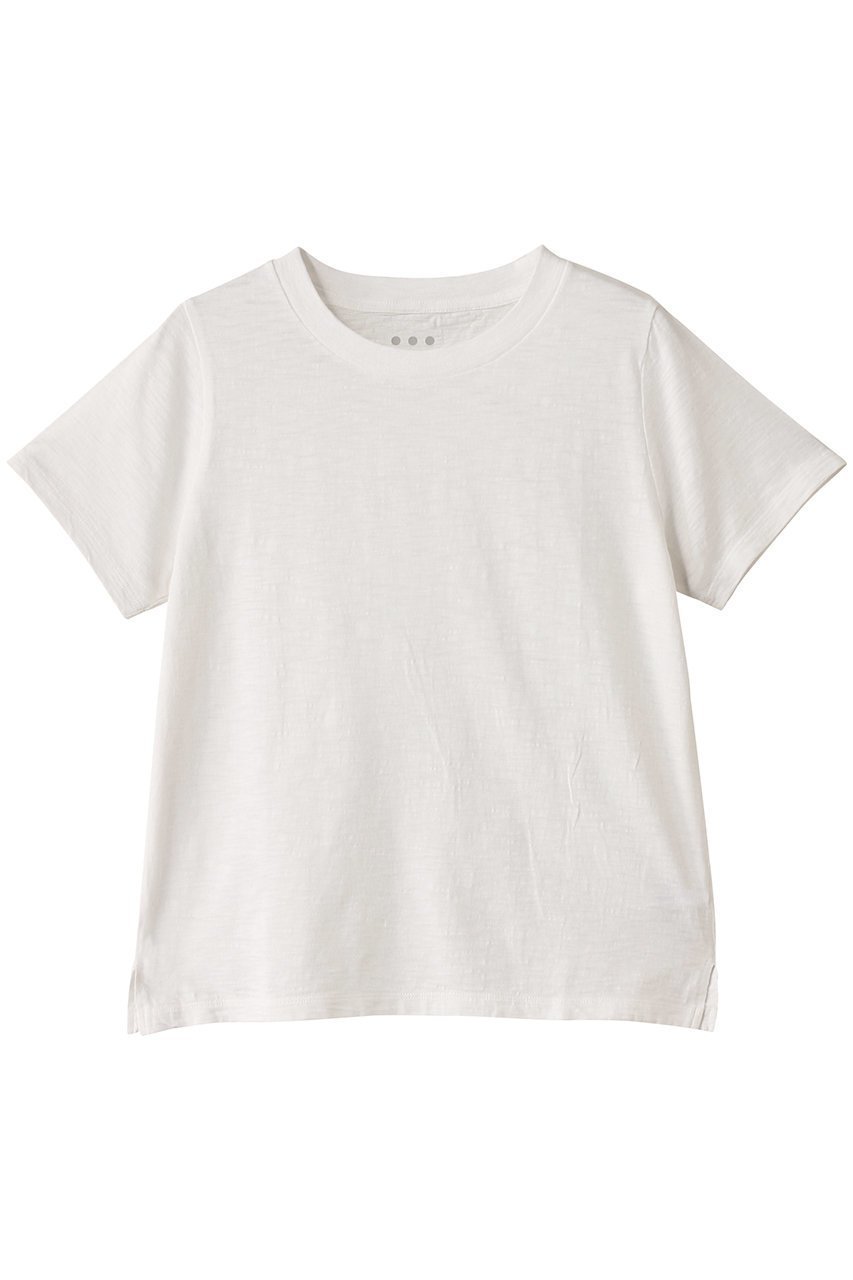 【スリー ドッツ/three dots】のシアースラブ Tシャツ インテリア・キッズ・メンズ・レディースファッション・服の通販 founy(ファニー) 　ファッション　Fashion　レディースファッション　Fashion for Women　トップス・カットソー　Cut & Sew Tops　シャツ・ブラウス・オフィスカジュアル　Elegant Blouses & Button-Ups　ロングTシャツ・Tシャツ　Longline T-Shirts & Tees　カットソー・ベーシックTシャツ　Cut-and-Sewn Tops / Stretch Tees & Basics　ショート　Short, Short Length　シンプル　Simple, Minimal　スリーブ　Sleeve, Long Sleeve / Short Sleeve　ボトム　Bottoms, Lower Wear　ホワイト|ID: prp329100004452847 ipo3291000000032860960