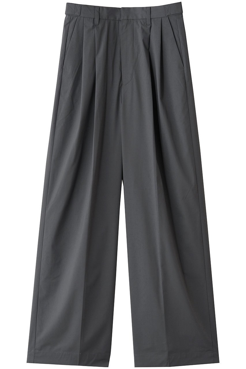 【スリー ドッツ/three dots】のストレッチタイプライター タックワイドパンツ インテリア・キッズ・メンズ・レディースファッション・服の通販 founy(ファニー) ファッション Fashion レディースファッション Fashion for Women パンツ Pants & Trousers ストレッチ Stretch, Stretchy Fabric ストレート Straight, Straight Cut タイプライター Typewriter Fabric, Crisp Cotton リラックス Relax, Relaxed Fit ワイド Wide, Wide Fit エレガント 上品 Elegant チャコール|ID: prp329100004452848 ipo3291000000034241883