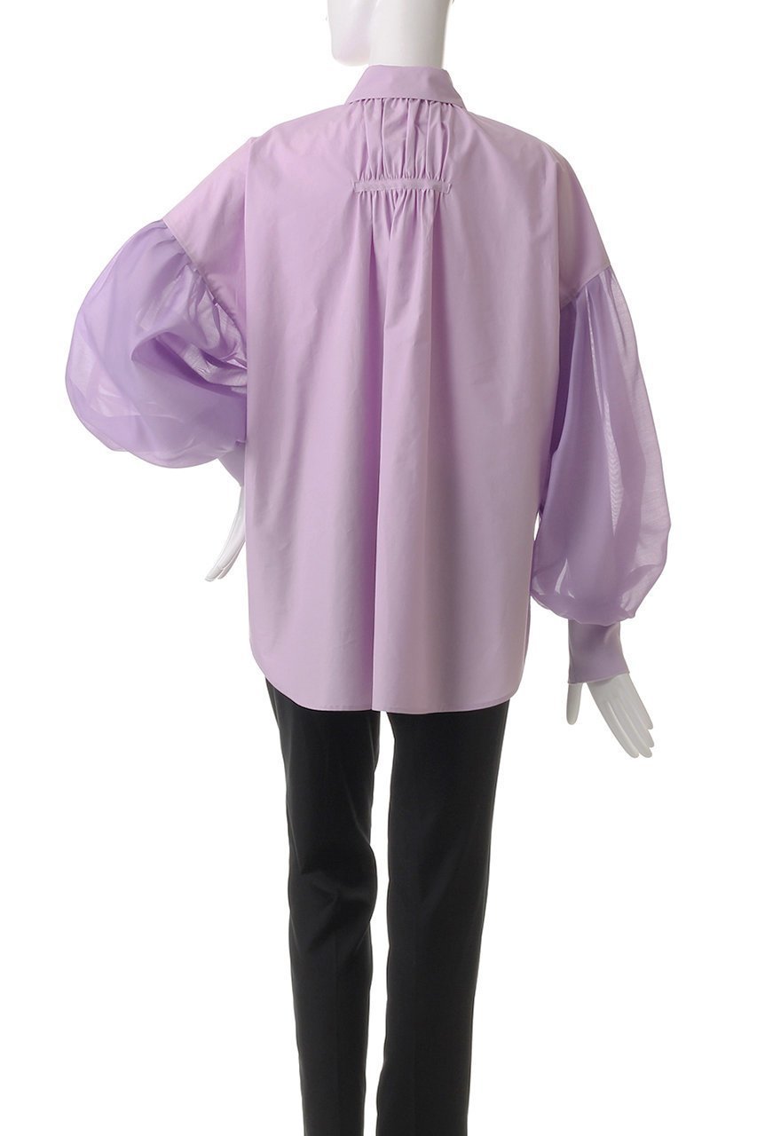 【ヒューエルミュージアム/hueLe Museum】の【STUMBLY】New Volume Sleeve Blouse 人気、トレンドファッション・服の通販 founy(ファニー) 　ファッション　Fashion　レディースファッション　Fashion for Women　トップス・カットソー　Cut & Sew Tops　シャツ・ブラウス・オフィスカジュアル　Elegant Blouses & Button-Ups　ボリューム袖・フリルスリーブブラウス　Voluminous & Ruffle Sleeves / Puffy Sleeve Tops　ギャザー　Gathered, Ruffled　シアー　Sheer, See-Through　ショルダー　Shoulder, Shoulder Strap　スリーブ　Sleeve, Long Sleeve / Short Sleeve　ドロップ　Drop Shoulder, Dropped Style　バルーン　Balloon, Balloon Silhouette　パーティ　Party, Party Style　ロング　Long, Long-Length　other-4|ID: prp329100004452856 ipo3291000000032862068