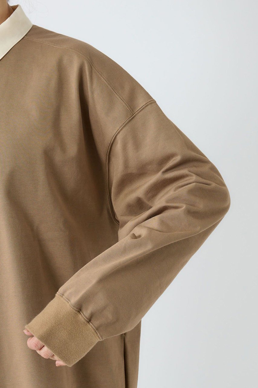 【ブリル/BRILL】のラガーミドルプルオーバー 人気、トレンドファッション・服の通販 founy(ファニー) 　ファッション　Fashion　レディースファッション　WOMEN　トップス・カットソー　Tops/Tshirt　シャツ/ブラウス　Shirts/Blouses　ロング / Tシャツ　T-Shirts　プルオーバー　Pullover　カットソー　Cut and Sewn　2023年　2023　2023-2024秋冬・A/W　Aw/Autumn/Winter//Fw/Fall-Winter/2023-2024　コンパクト　Compact　スリーブ　Sleeve　バランス　Balance　ポケット　Pocket　ロング　Long　今季　This Season　定番　Standard　other-8|ID: prp329100004452859 ipo3291000000031324789