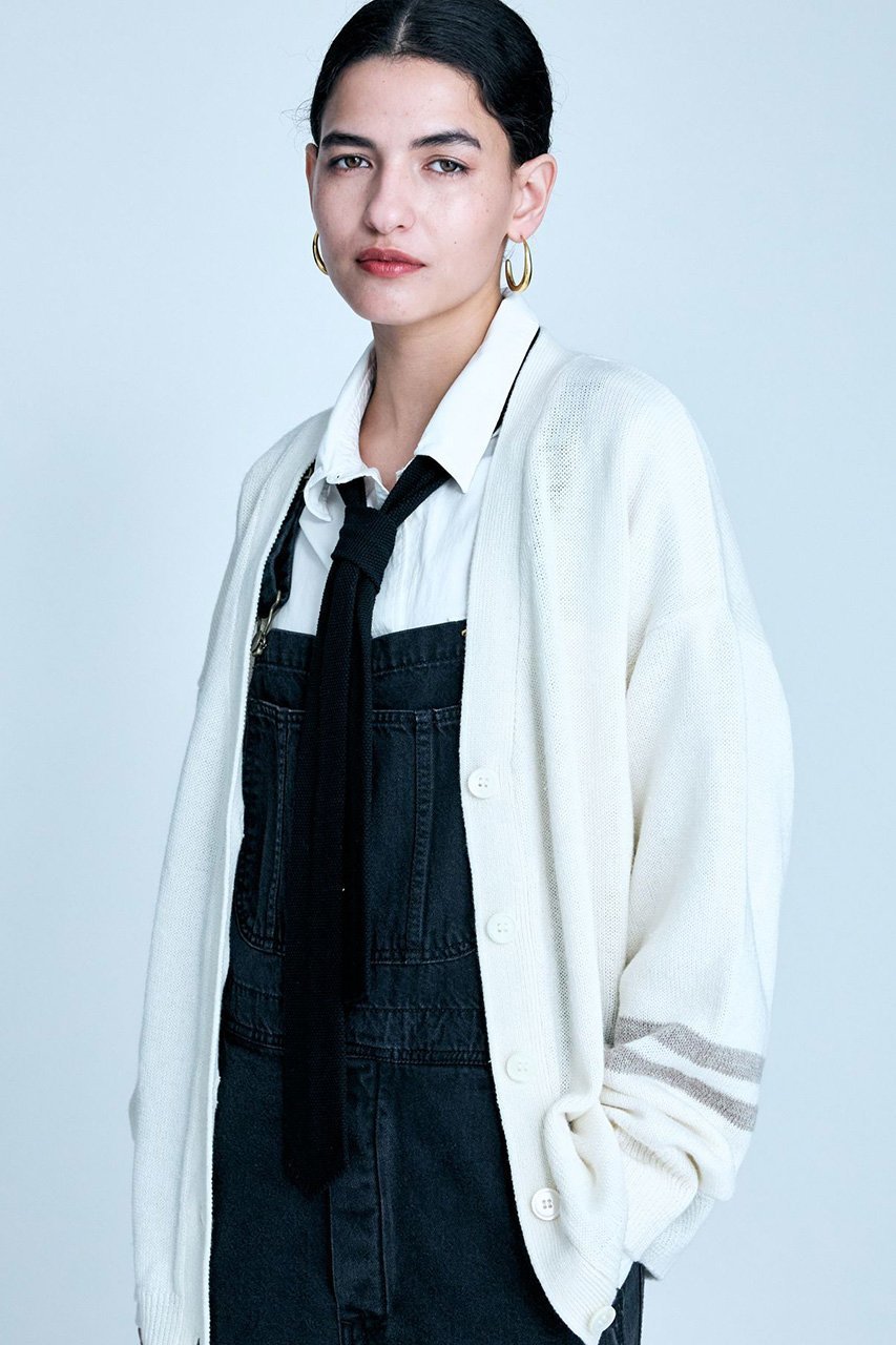 【ブリル/BRILL】のナンバリングカーディガン 人気、トレンドファッション・服の通販 founy(ファニー) 　ファッション　Fashion　レディースファッション　WOMEN　トップス・カットソー　Tops/Tshirt　ニット　Knit Tops　カーディガン　Cardigans　カーディガン　Cardigan　リネン　Linen　ヴィンテージ　Vintage　other-2|ID: prp329100004452860 ipo3291000000031252589