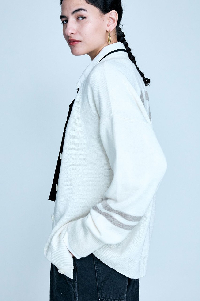 【ブリル/BRILL】のナンバリングカーディガン 人気、トレンドファッション・服の通販 founy(ファニー) 　ファッション　Fashion　レディースファッション　WOMEN　トップス・カットソー　Tops/Tshirt　ニット　Knit Tops　カーディガン　Cardigans　カーディガン　Cardigan　リネン　Linen　ヴィンテージ　Vintage　other-3|ID: prp329100004452860 ipo3291000000031252591