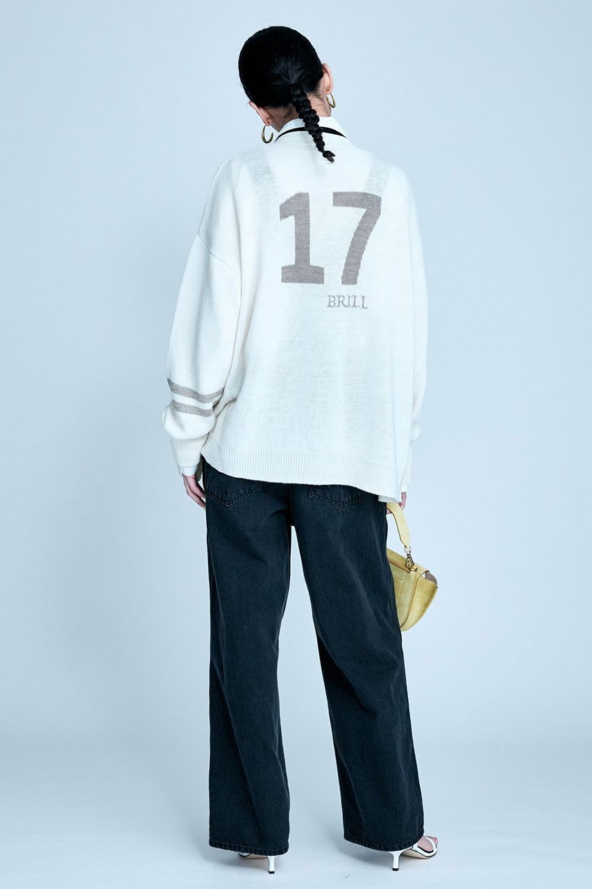 【ブリル/BRILL】のナンバリングカーディガン 人気、トレンドファッション・服の通販 founy(ファニー) 　ファッション　Fashion　レディースファッション　WOMEN　トップス・カットソー　Tops/Tshirt　ニット　Knit Tops　カーディガン　Cardigans　カーディガン　Cardigan　リネン　Linen　ヴィンテージ　Vintage　other-4|ID: prp329100004452860 ipo3291000000031252593