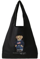 【ポロラルフローレン/POLO RALPH LAUREN】のフラッグベアプリントポケッタブルレイインバッグ ブラック|ID:prp329100004452861